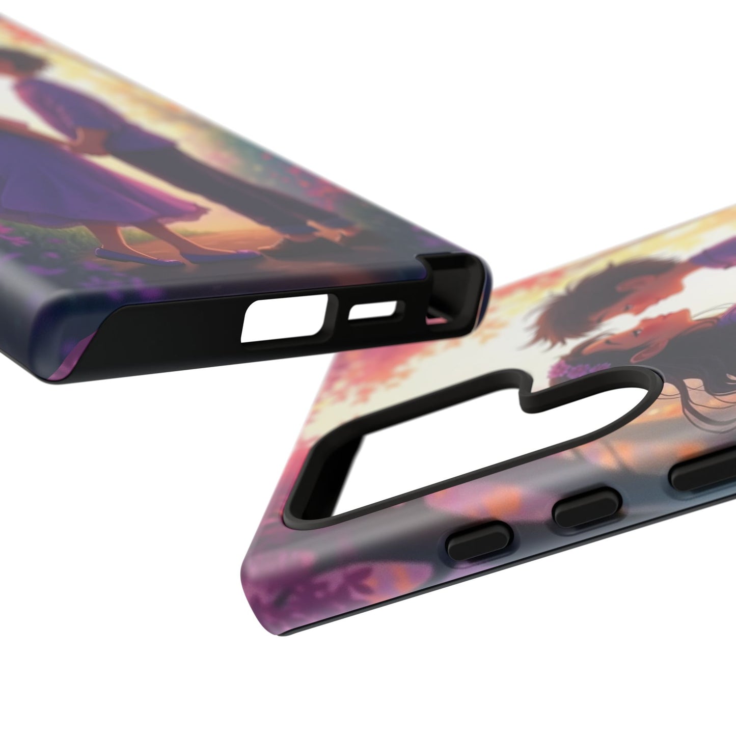 Romantic Phone Case - Cute Couple in Nature Design